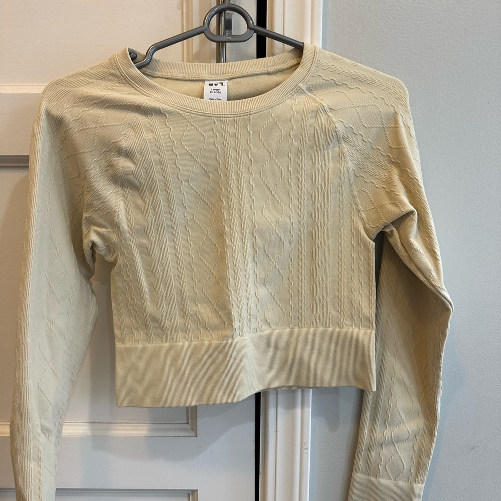 JoyLab Textured Knit Pullover